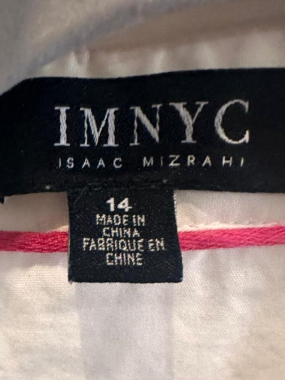 IMNYC Isaac Mizrahi White Eyelet Dress ~ Size 14 - Picture 4 of 4